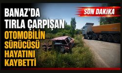 Banaz'da Tırla Çarpışan Otomobilin Sürücüsü Hayatını Kaybetti