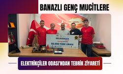 Genç Mucitlere Elektrikçiler Odası'ndan Tebrik Ziyareti