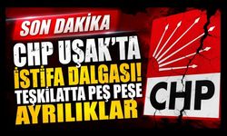 CHP Uşak'ta İstifa Dalgası! Teşkilatta Peş Peşe Ayrılıklar