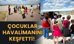 Çocuklar Havalimanını Keşfetti! Kokpite Değil, Hayat Kurtaran Ekiplere Yakından Tanık Oldu