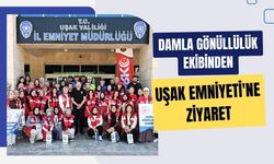 Damla Gönüllülük Ekibinden Uşak Emniyeti'ne Ziyaret