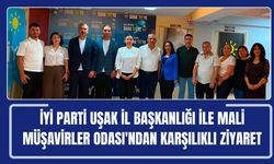 İYİ Parti Uşak İl Başkanlığı ile Mali Müşavirler Odası'ndan Karşılıklı Ziyaret