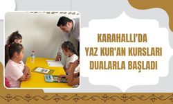 Karahallı'da Yaz Kur'an Kursları Dualarla Başladı