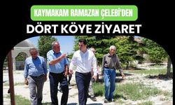 Kaymakam Ramazan Çelebi'den Dört Köye Ziyaret