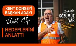 Kent Konseyi Başkan Adayı Ümit Alp Hedeflerini Anlattı