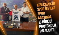 Kızılcasöğütspor ile İlke Spor Arasında İş Birliği Protokolü İmzalandı