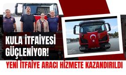 Kula İtfaiyesi Güçleniyor! Yeni İtfaiye Aracı Hizmete Kazandırıldı
