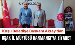Kuşu Belediye Başkanı Aktay'dan Uşak İl Müftüsü Harmancı'ya Ziyaret