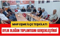 MHP Eşme İlçe Teşkilatı Aylık Olağan Toplantısını Gerçekleştirdi