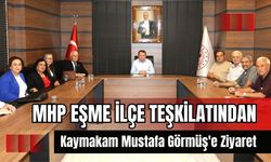 MHP Eşme İlçe Teşkilatından Kaymakam Mustafa Görmüş'e Ziyaret