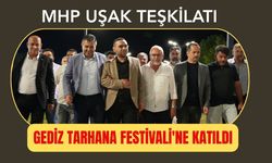 MHP Uşak Teşkilatı Gediz Tarhana Festivali'ne Katıldı