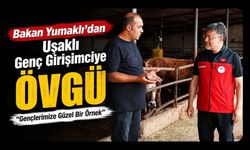 Bakan Yumaklı'dan Uşaklı Genç Girişimciye Övgü, "Gençlerimize Güzel Bir Örnek"