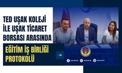 TED Uşak Koleji ile Uşak Ticaret Borsası Arasında Eğitim İş Birliği Protokolü