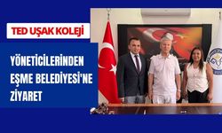 TED Uşak Koleji Yöneticilerinden Eşme Belediyesi'ne Ziyaret