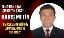 TEMA'dan Uşak İçin Kritik Çağrı! Barış Metin: "Gerçek Zenginliğimiz Ormanlarımız ve Suyumuz"