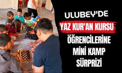 Ulubey'de Yaz Kur'an Kursu Öğrencilerine Mini Kamp Sürprizi