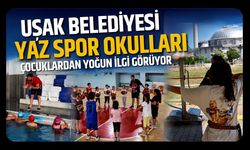 Uşak Belediyesi Yaz Spor Okulları Çocuklardan Yoğun İlgi Görüyor