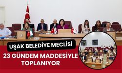 Uşak Belediye Meclisi 23 Gündem Maddesiyle Toplanıyor