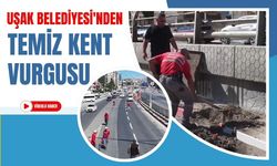 Uşak Belediyesi'nden Temiz Kent Vurgusu: Ekipler Sahadaki Çalışmalarını Sürdürüyor