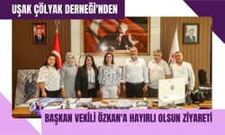 Uşak Çölyak Derneği'nden Başkan Vekili Özkan'a Hayırlı Olsun Ziyareti