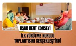 Uşak Kent Konseyi İlk Yürütme Kurulu Toplantısını Gerçekleştirdi