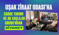 Uşak Ziraat Odası'na Cadde Takımı ve Ak Saçlılar Grubu'ndan Ziyaret