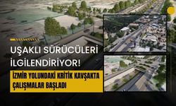 Uşaklı Sürücüleri İlgilendiriyor! İzmir Yolundaki Kritik Kavşakta Çalışmalar Başladı