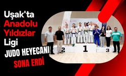 Uşak'ta Anadolu Yıldızlar Ligi Judo Heyecanı Sona Erdi