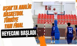 Uşak'ta ANALİG Basketbol Türkiye Yarı Final Heyecanı Başladı