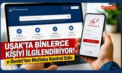 Uşak'ta Binlerce Kişiyi İlgilendiriyor! e-Devlet'ten Mutlaka Kontrol Edin