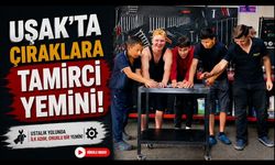 Uşak'ta Çıraklara “Tamirci Yemini!”