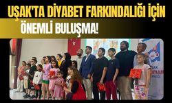 Uşak'ta Diyabet Farkındalığı İçin Önemli Buluşma! Çocuklar ve Aileler Bilgilendirildi