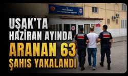 Uşak'ta Haziran Ayında Aranan 63 Şahıs Yakalandı