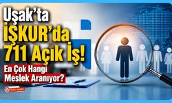Uşak'ta İŞKUR'da 711 Açık İş! En Çok Hangi Meslek Aranıyor?