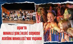Uşak'ta Mahalle Şenlikleri Coşkusu Atatürk Mahallesi'nde Yaşandı