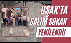 Uşak'ta Salim Sokak Yenilendi! Kurtuluş Mahallesi'nde Yol Çalışması Tamamlandı