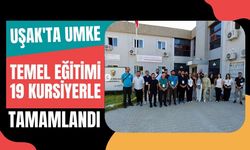 Uşak'ta UMKE Temel Eğitimi 19 Kursiyerle Tamamlandı