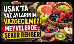 Uşak'ta Yaz Aylarının Vazgeçilmezi Meyvelerde Şeker Rehberi