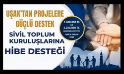Uşak'ta Sivil Toplum Kuruluşlarına 2,25 Milyon TL'ye Kadar Hibe Desteği