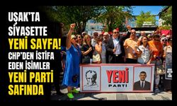 Uşak'ta Siyasette Yeni Sayfa! CHP'den İstifa Eden İsimler Yeni Parti Safında