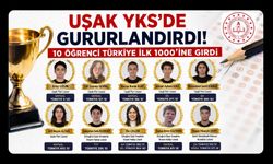 Uşak YKS'de Gururlandırdı! 10 Öğrenci Türkiye İlk 1000'ine Girdi