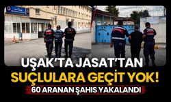 Uşak'ta JASAT'tan Suçlulara Geçit Yok! 60 Aranan Şahıs Yakalandı