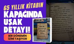65 Yıllık Kitabın Kapağında Uşak Detayı! Bir Dönemin İzini Taşıyor