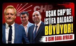 Uşak CHP’de İstifa Dalgası Büyüyor! 3 İsim Daha Ayrıldı