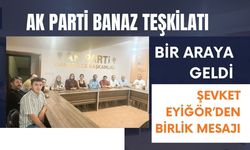 AK Parti Banaz Teşkilatı Bir Araya Geldi: Şevket Eyiğör’den Birlik Mesajı