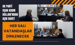 AK Parti Uşak Kadın Kolları’ndan Açık Davet, Her Salı Vatandaşlar Dinlenecek