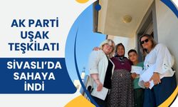 AK Parti Uşak Teşkilatı Sivaslı’da Sahaya İndi