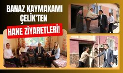 Banaz Kaymakamı Çelik'ten Hane Ziyaretleri! Vatandaşların Talep ve İhtiyaçlarını Dinledi