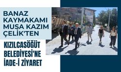 Banaz Kaymakamı Musa Kazım Çelik'ten Kızılcasöğüt Belediyesi'ne İade-i Ziyaret