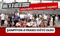 Banaz’da 30 Ağustos Coşkusu Voleybol Sahasına Taşındı! Şampiyon Ayrancı Köyü Oldu